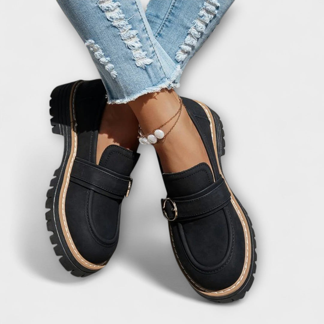 Lora – Mocassins Décontractés à Bout Rond