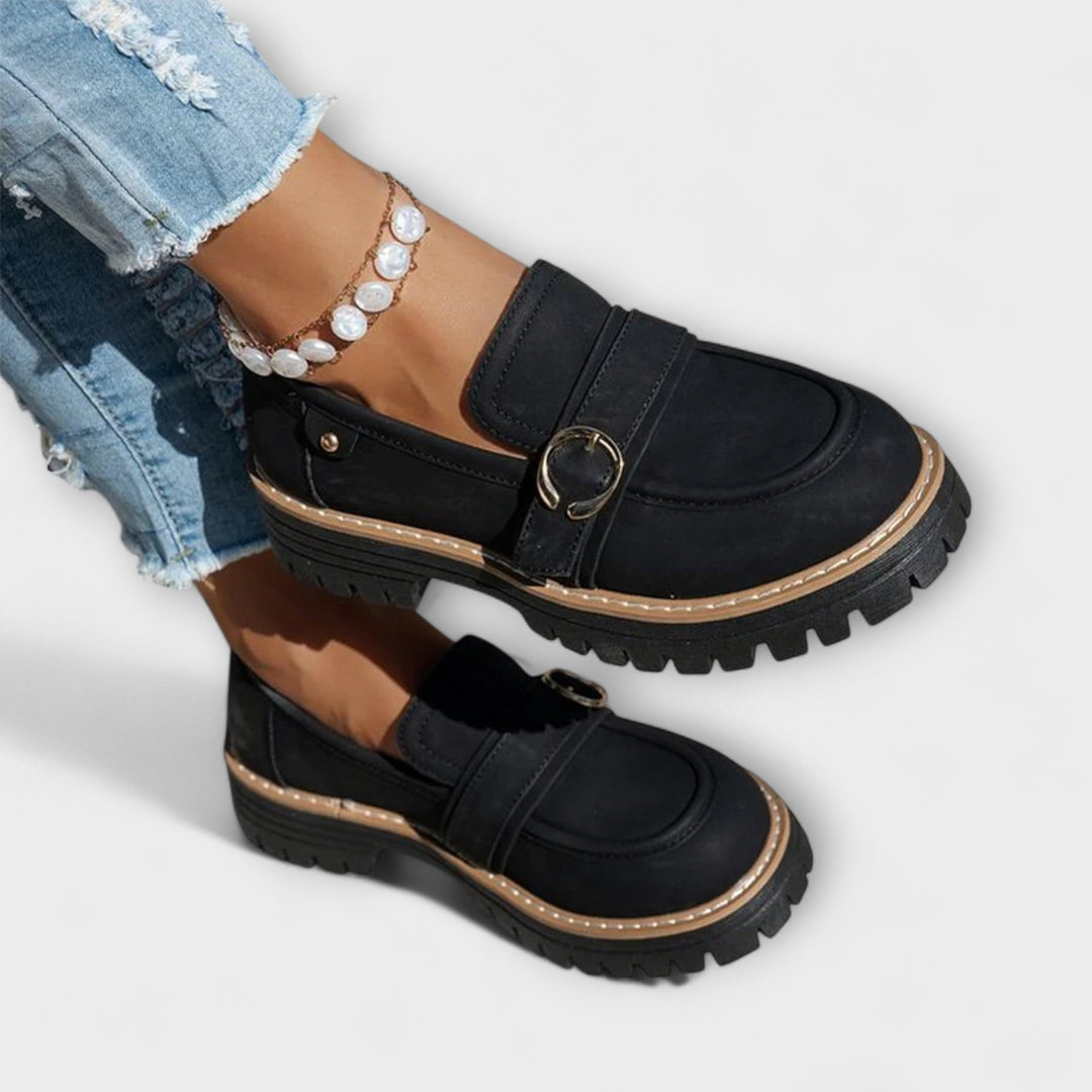 Lora – Mocassins Décontractés à Bout Rond