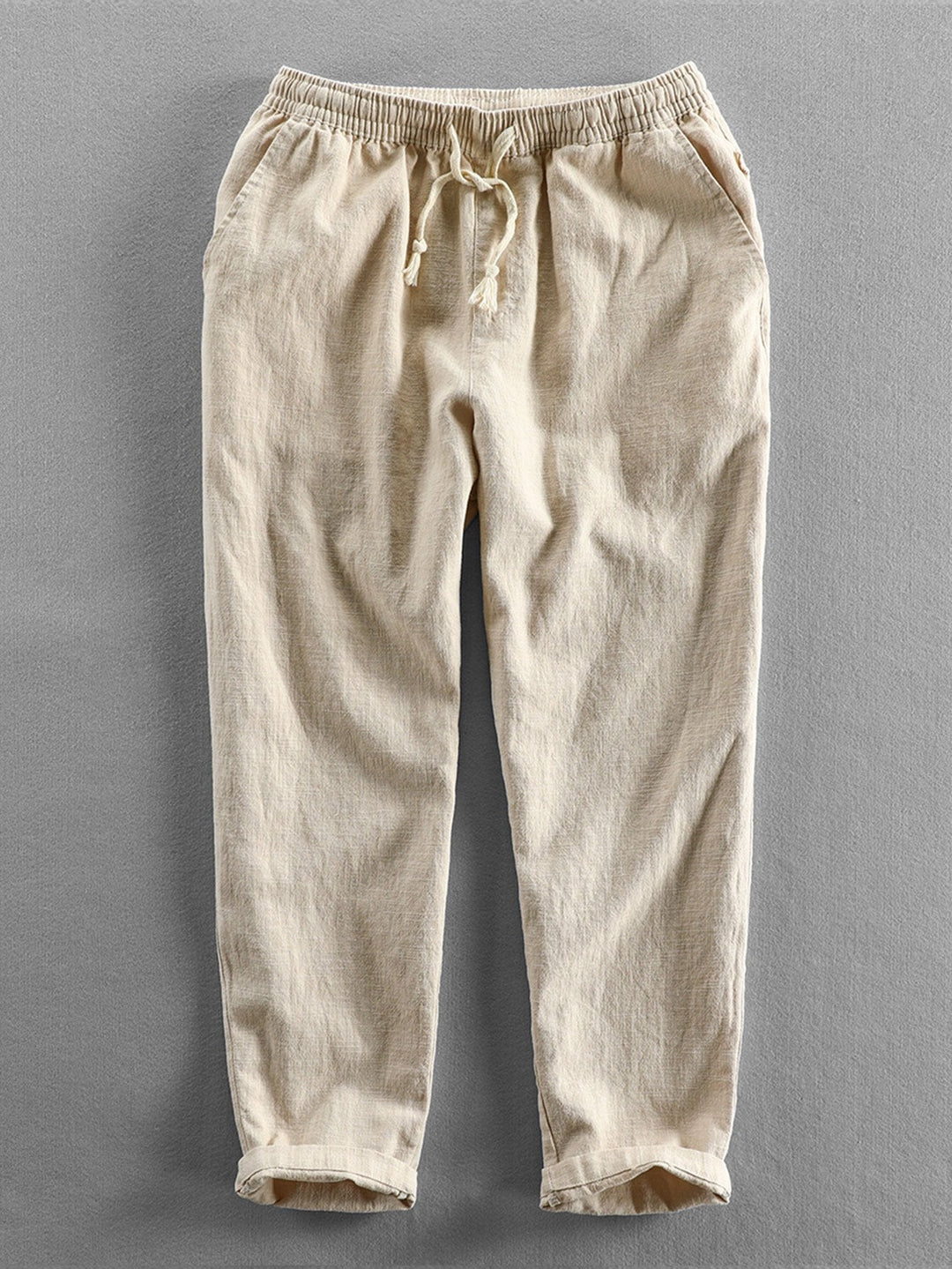Pantalon recadré en coton