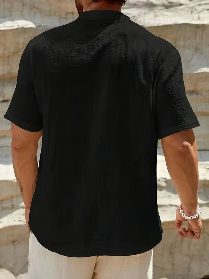 Savrani™ | Chemise d'été élégante à col haut