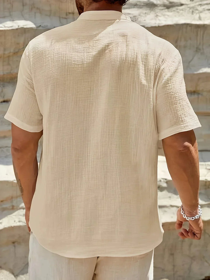 Savrani™ | Chemise d'été élégante à col haut