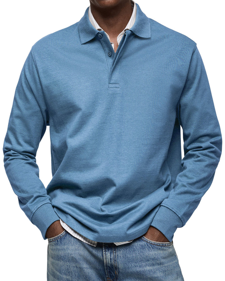 STEPHANE | POLO DE LUXE À MANCHES LONGUES