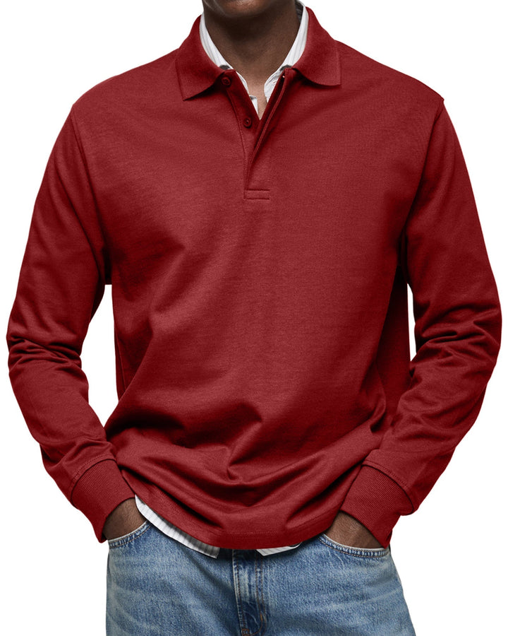 STEPHANE | POLO DE LUXE À MANCHES LONGUES