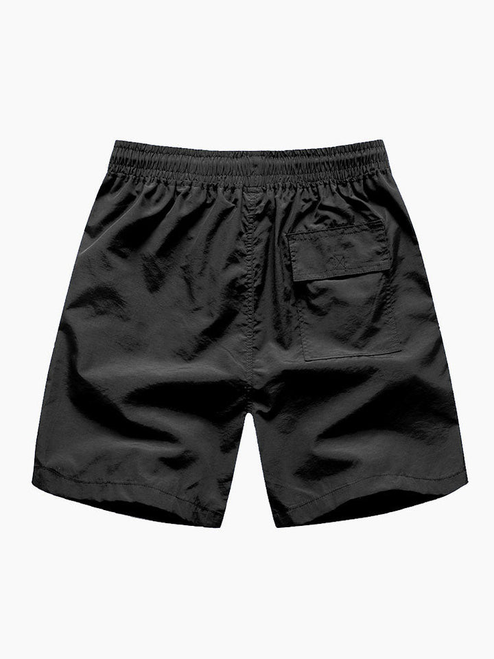 T-shirt Bouton Palmier Tortue Géométrie à imprimer & Shorts de Bain