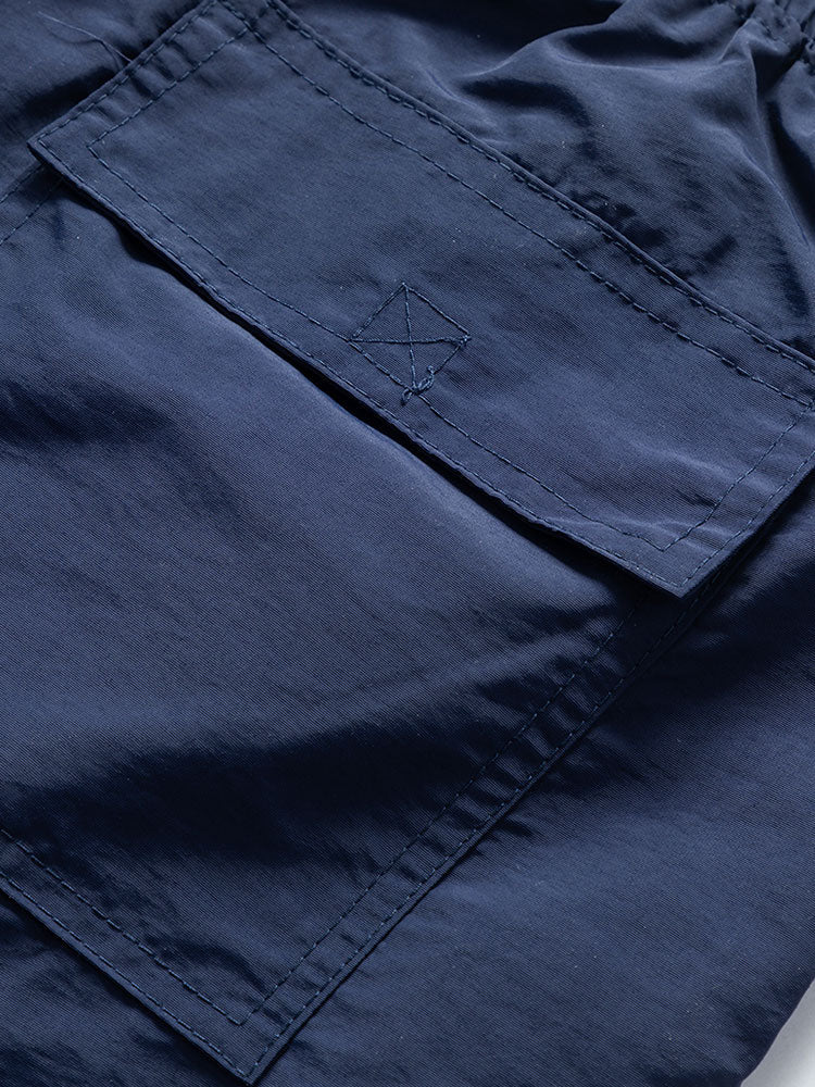 Bouton d'impression de géométrie de couleur Short et short de natation