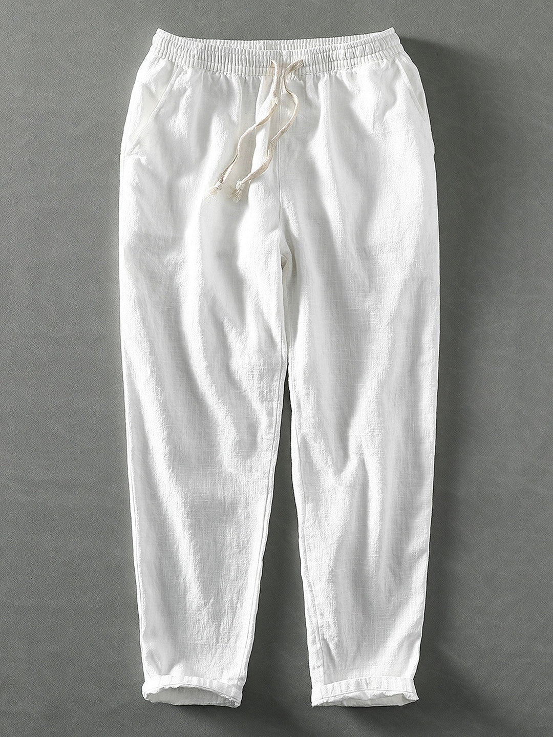 Pantalon recadré en coton