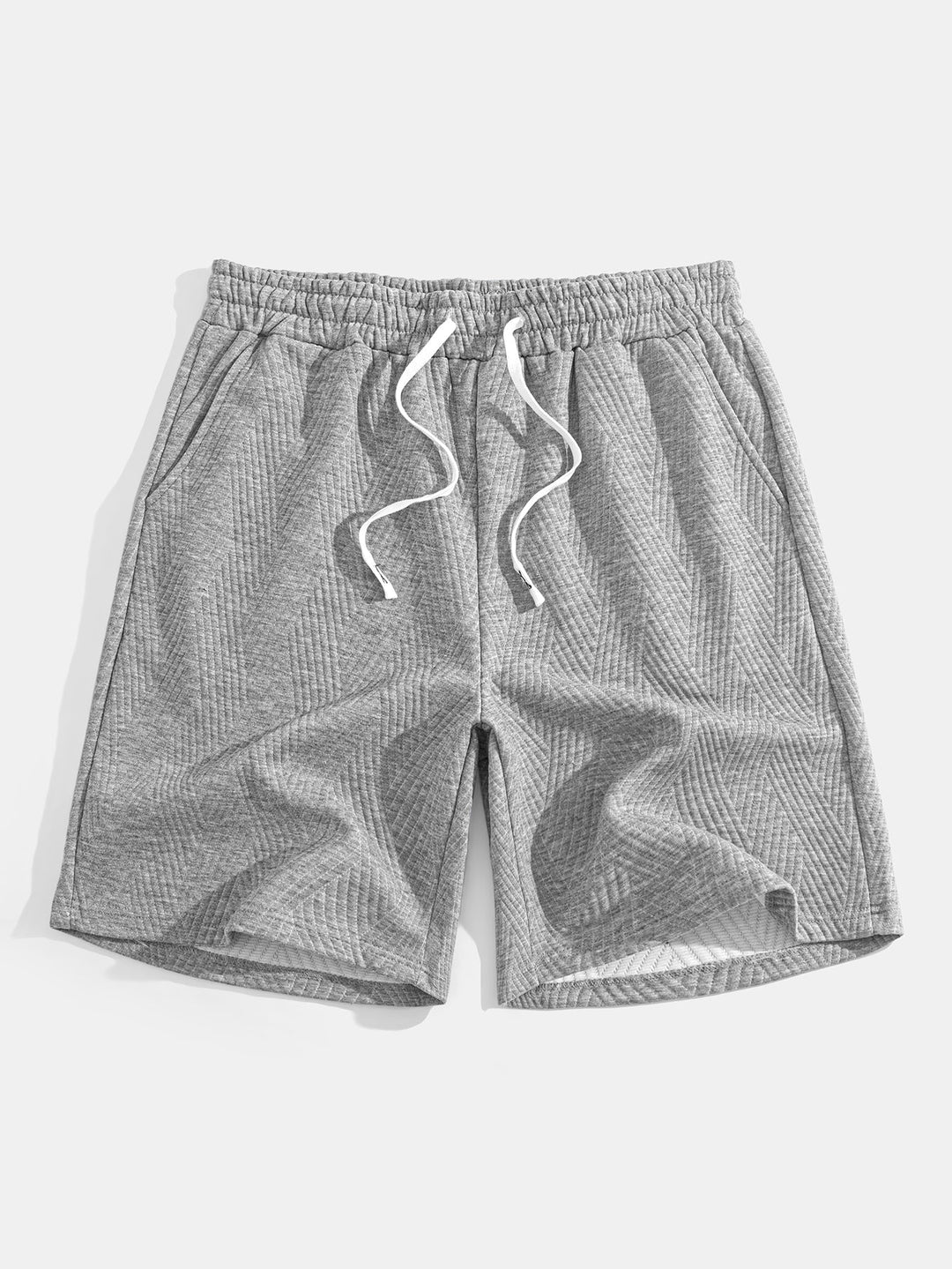 Sweat à capuche sans manches en jacquard rayé <tc>T-Shirt</tc> &amp; Shorts