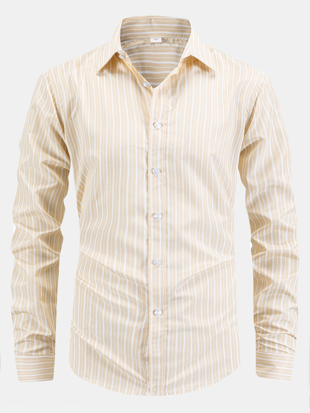 Chemise à rayures à manches longues avec boutons