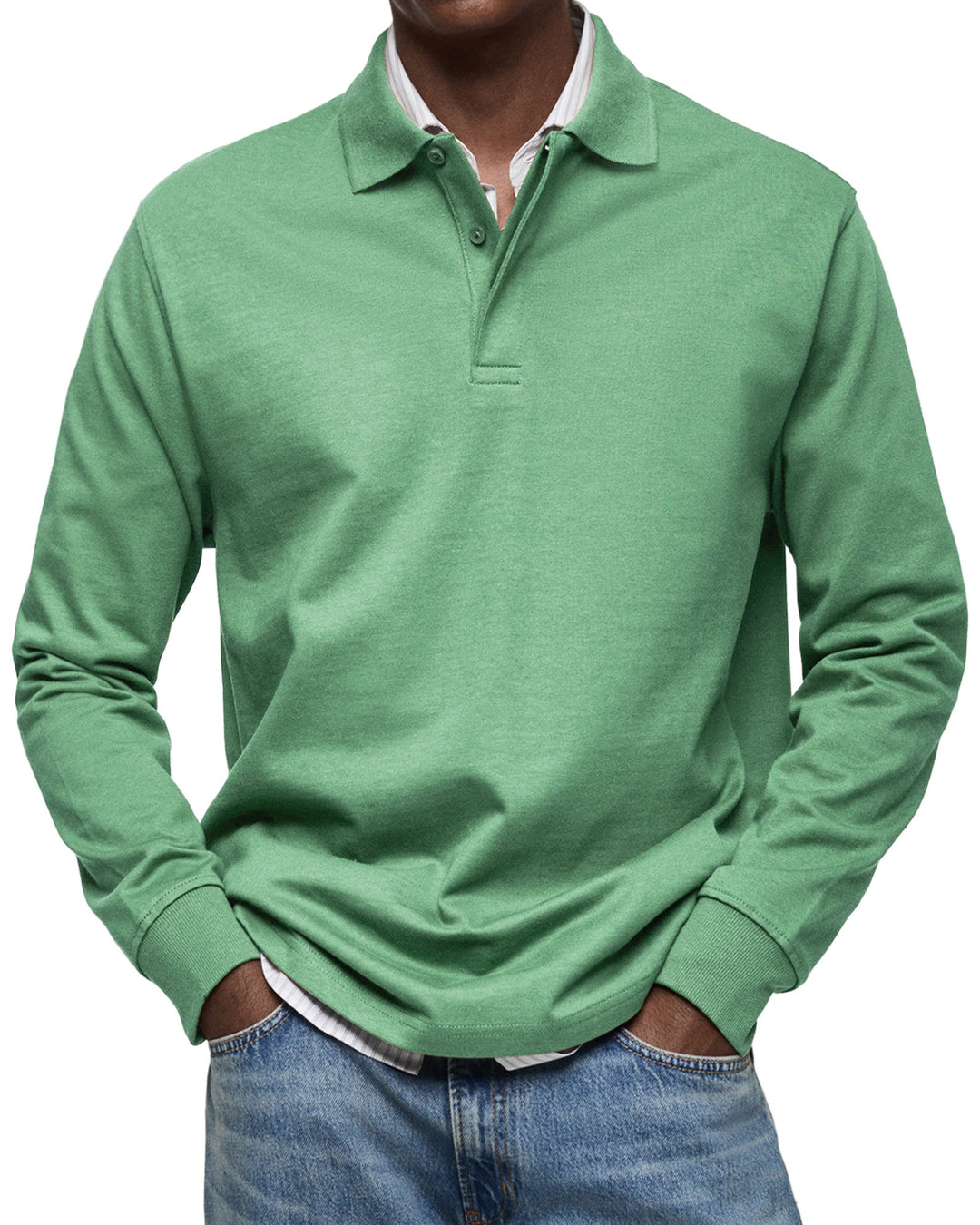 STEPHANE | POLO DE LUXE À MANCHES LONGUES