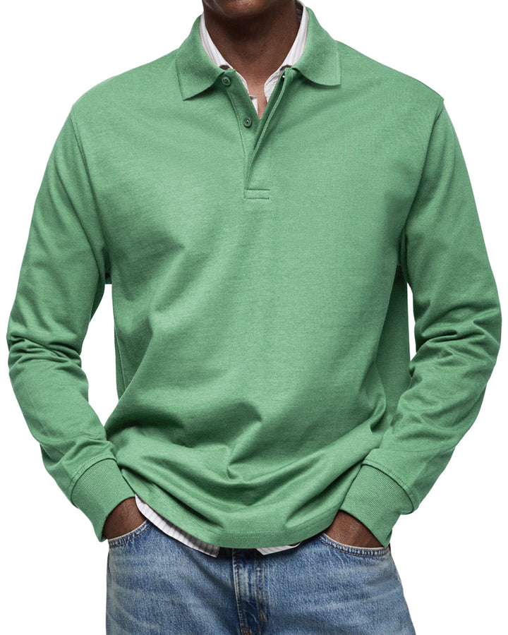 STEPHANE | POLO DE LUXE À MANCHES LONGUES