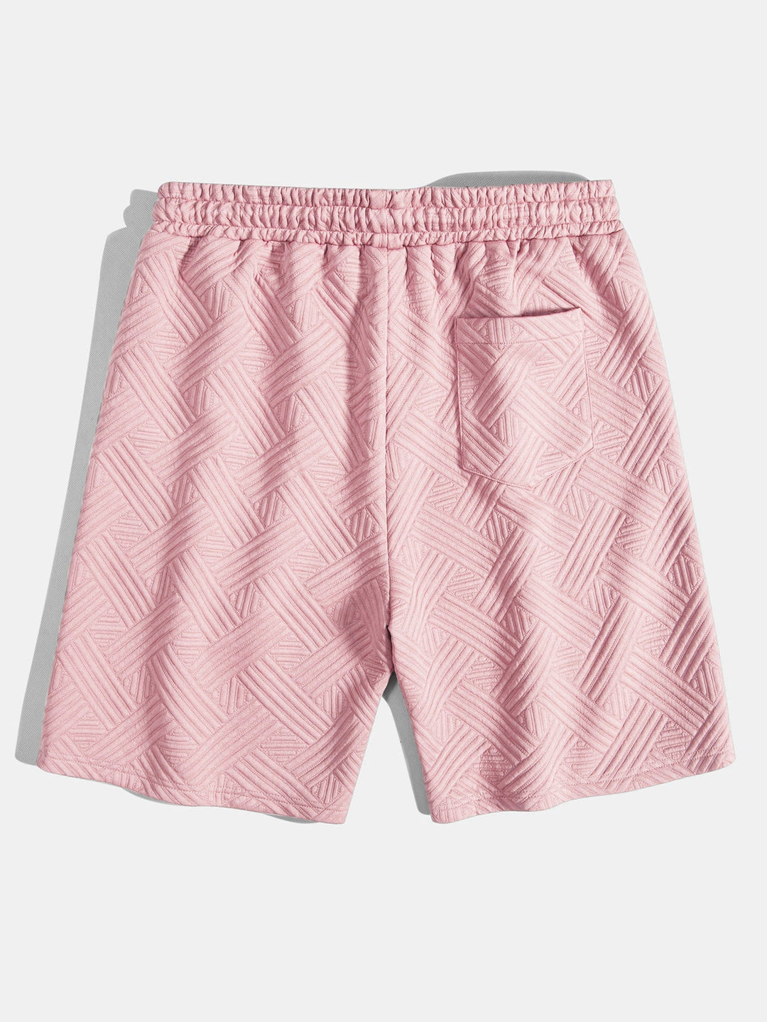 Chemise à boutons en jacquard rayé & Shorts à cordon de serrage