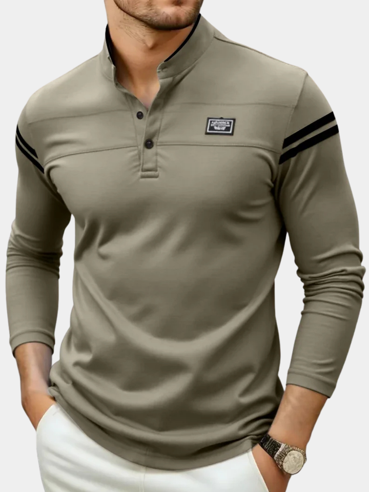 HENRI | T-SHIRT À MANCHES LONGUES MODERNE POUR HOMME