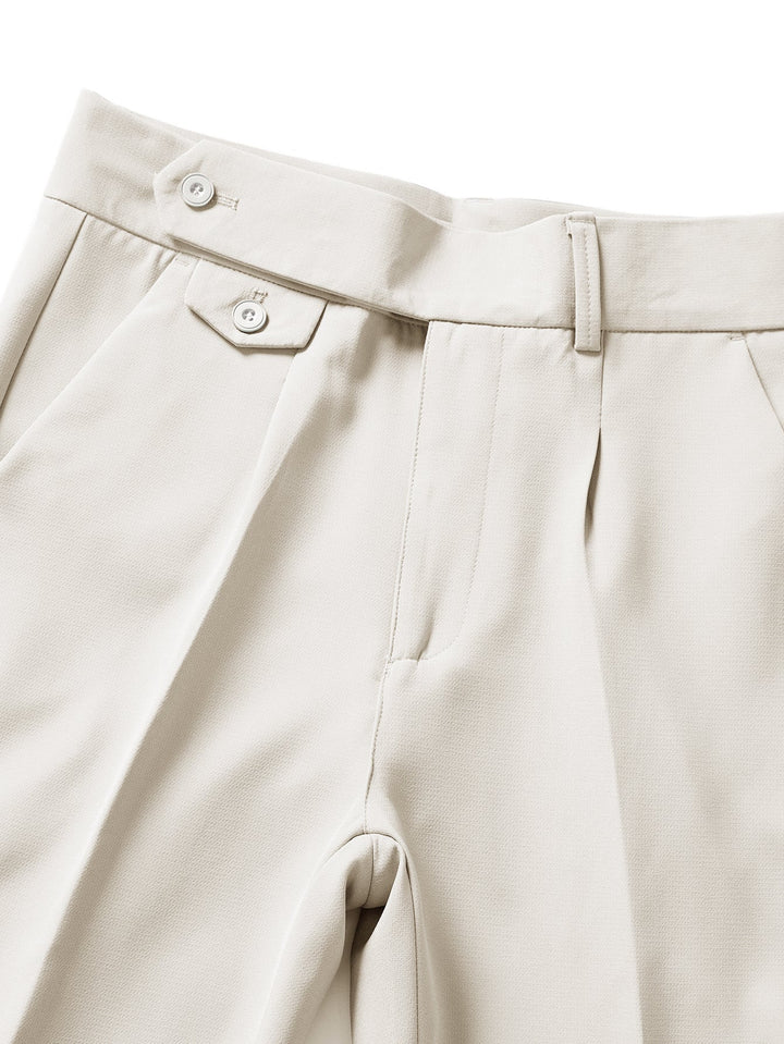 Pantalon ajusté fuselé court