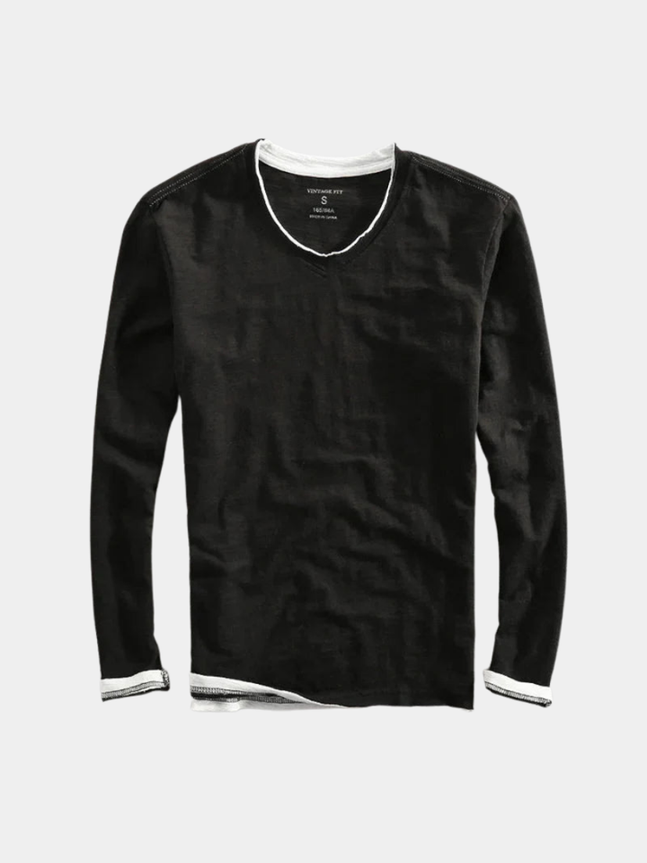 CHARLES™ | CHEMISE À MANCHES LONGUES EN COTON