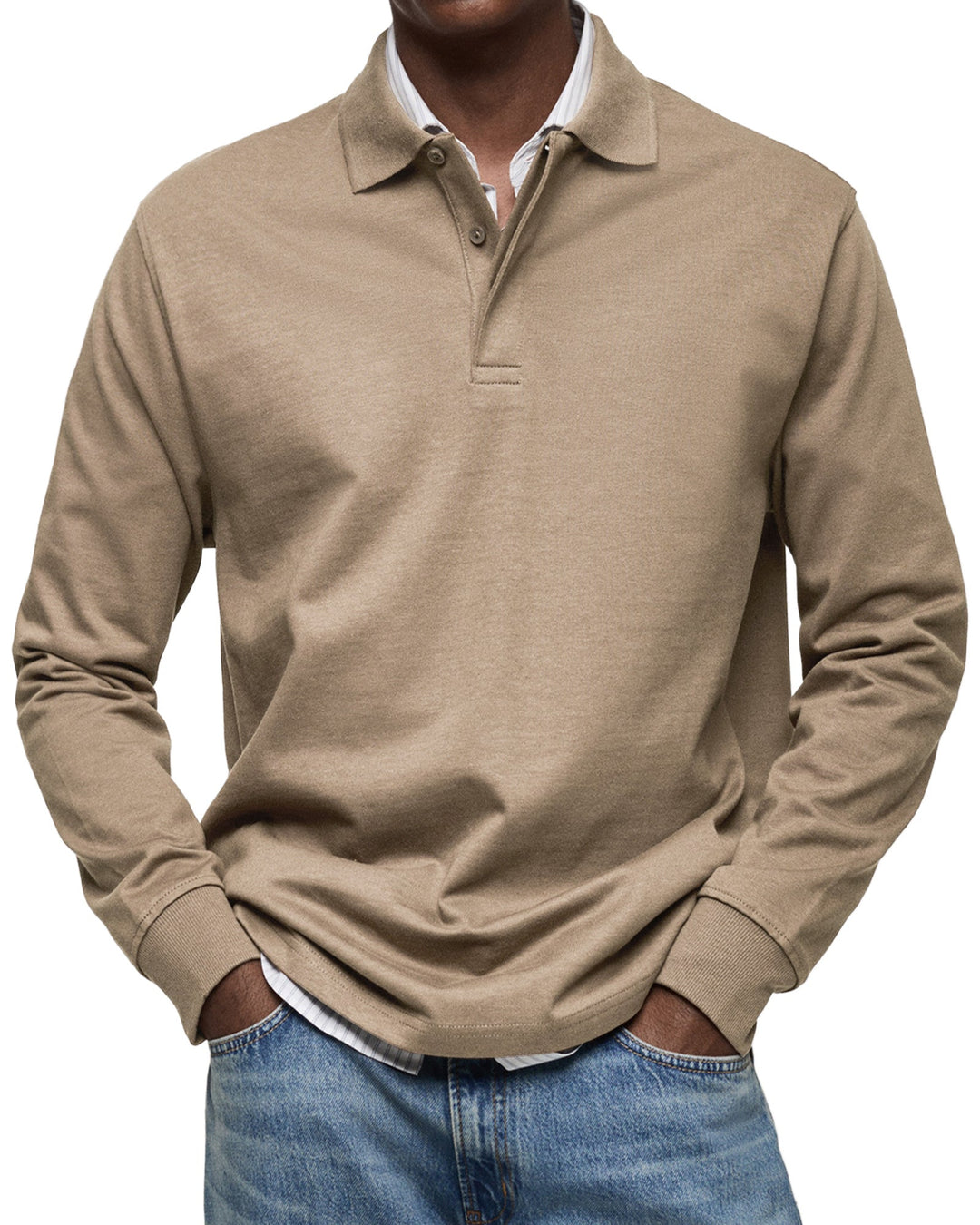 STEPHANE | POLO DE LUXE À MANCHES LONGUES
