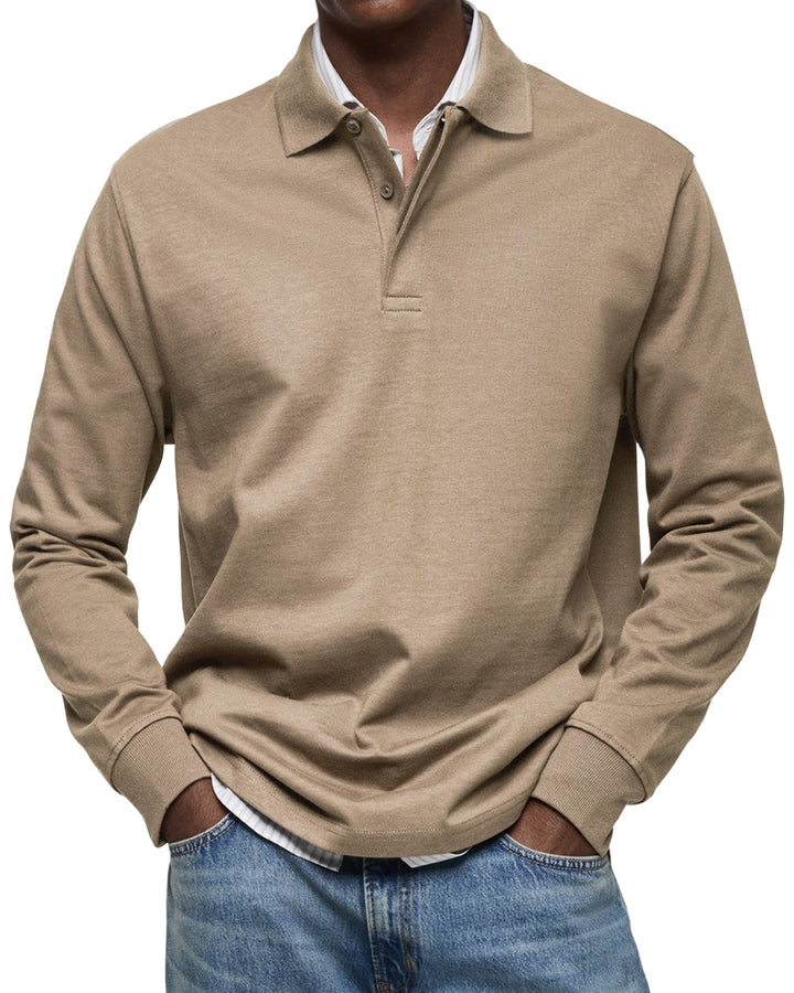 STEPHANE | POLO DE LUXE À MANCHES LONGUES