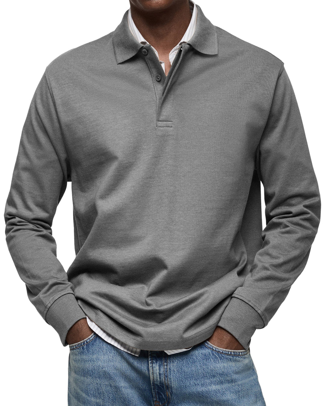 STEPHANE | POLO DE LUXE À MANCHES LONGUES