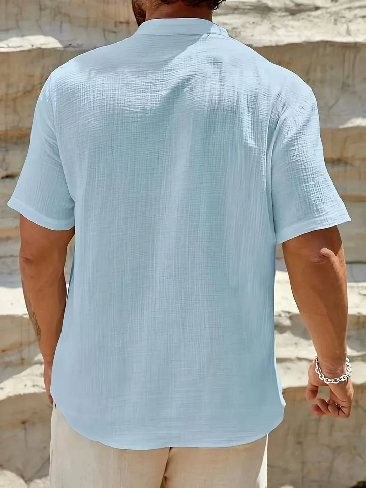Savrani™ | Chemise d'été élégante à col haut