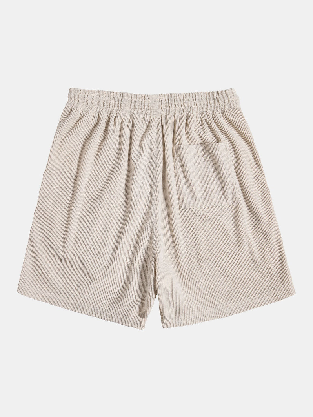 Chemise à manches courtes en velours côtelé avec boutons et shorts