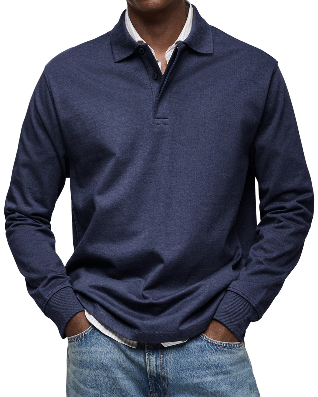 STEPHANE | POLO DE LUXE À MANCHES LONGUES