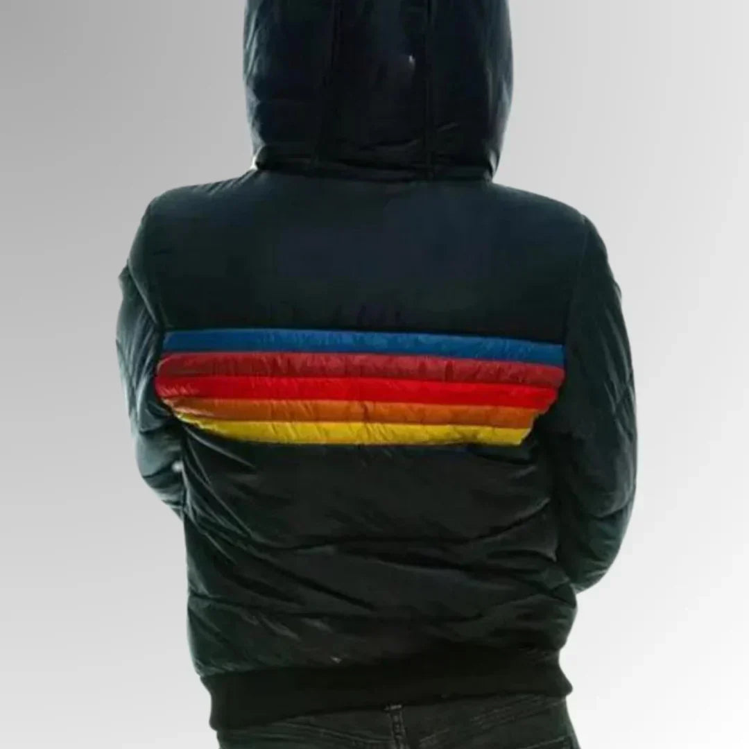 Camille Bruxelles™ | Veste Matelassée Rayée Rétro