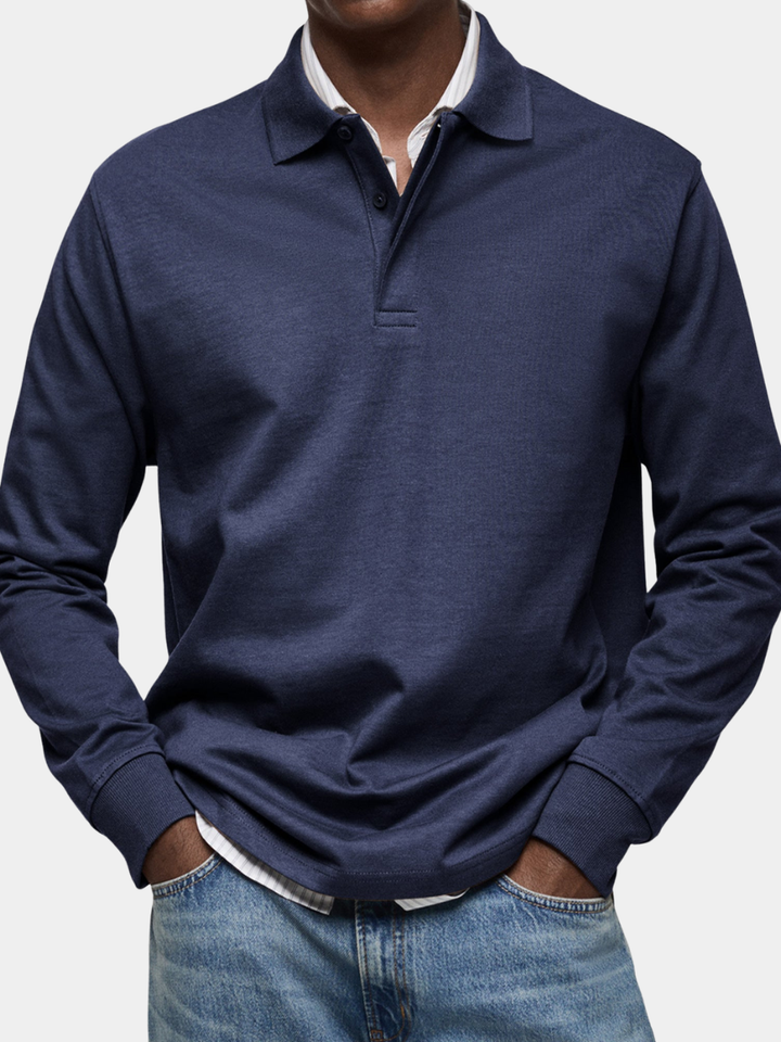STEPHANE | POLO DE LUXE À MANCHES LONGUES