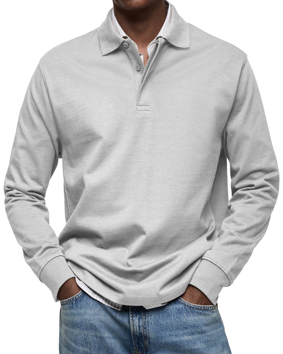 STEPHANE | POLO DE LUXE À MANCHES LONGUES