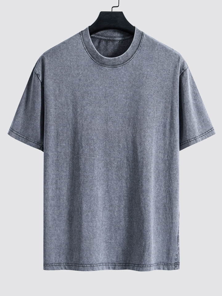 T-shirt surdimensionné de base en détresse lavée