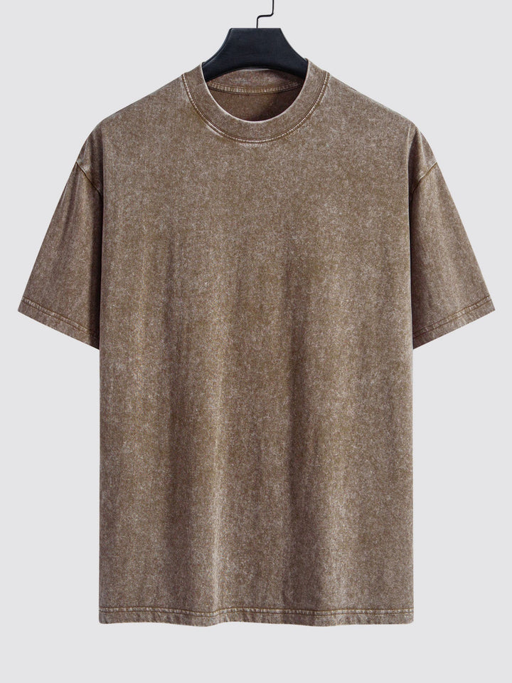 T-shirt surdimensionné de base en détresse lavée