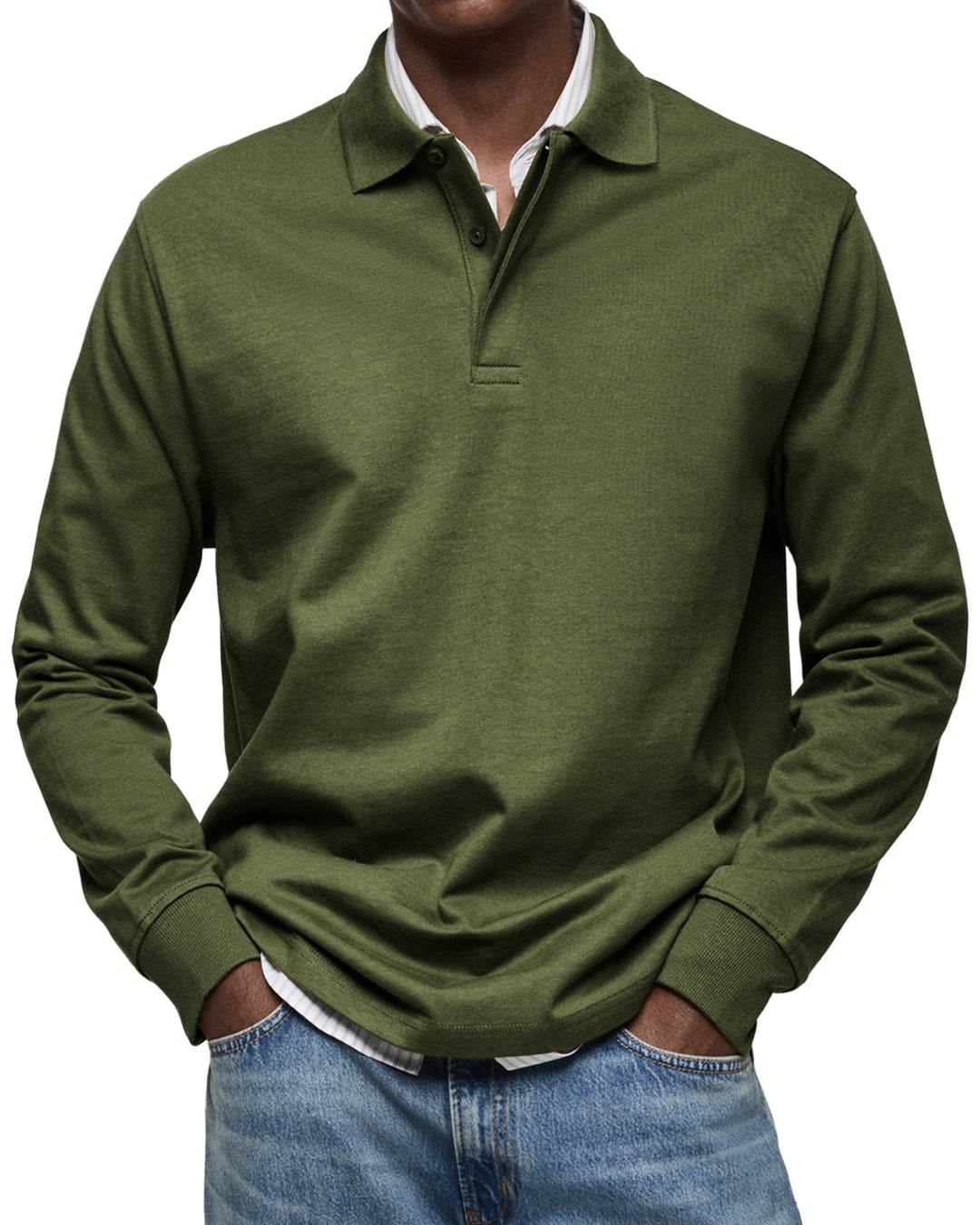 STEPHANE | POLO DE LUXE À MANCHES LONGUES