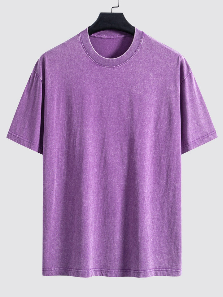 T-shirt surdimensionné de base en détresse lavée