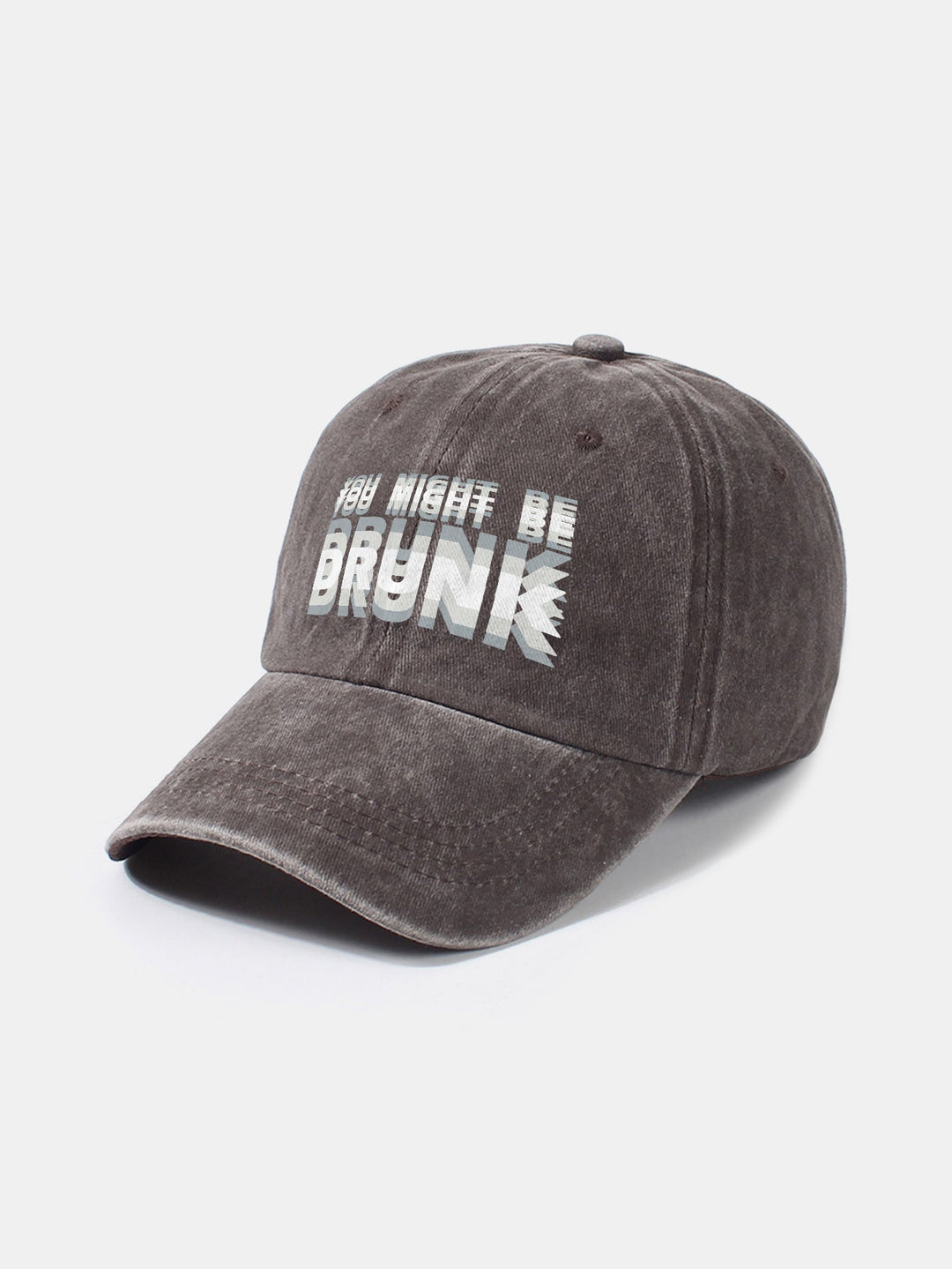 Casquette de baseball lavée "You Might Be Drunk"