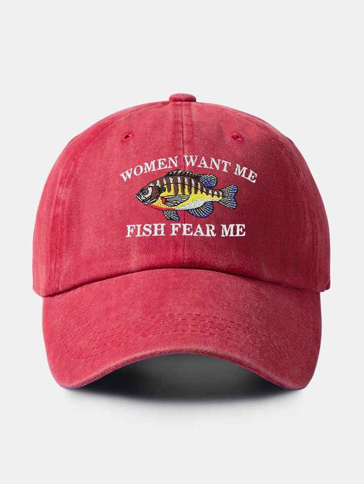 Casquette de baseball brodée Fun Fishing