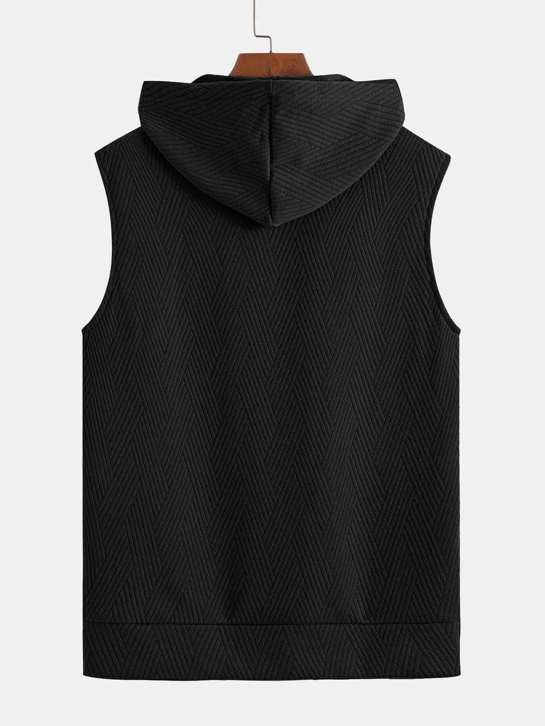 Sweat à capuche sans manches en jacquard rayé <tc>T-Shirt</tc> &amp; Shorts