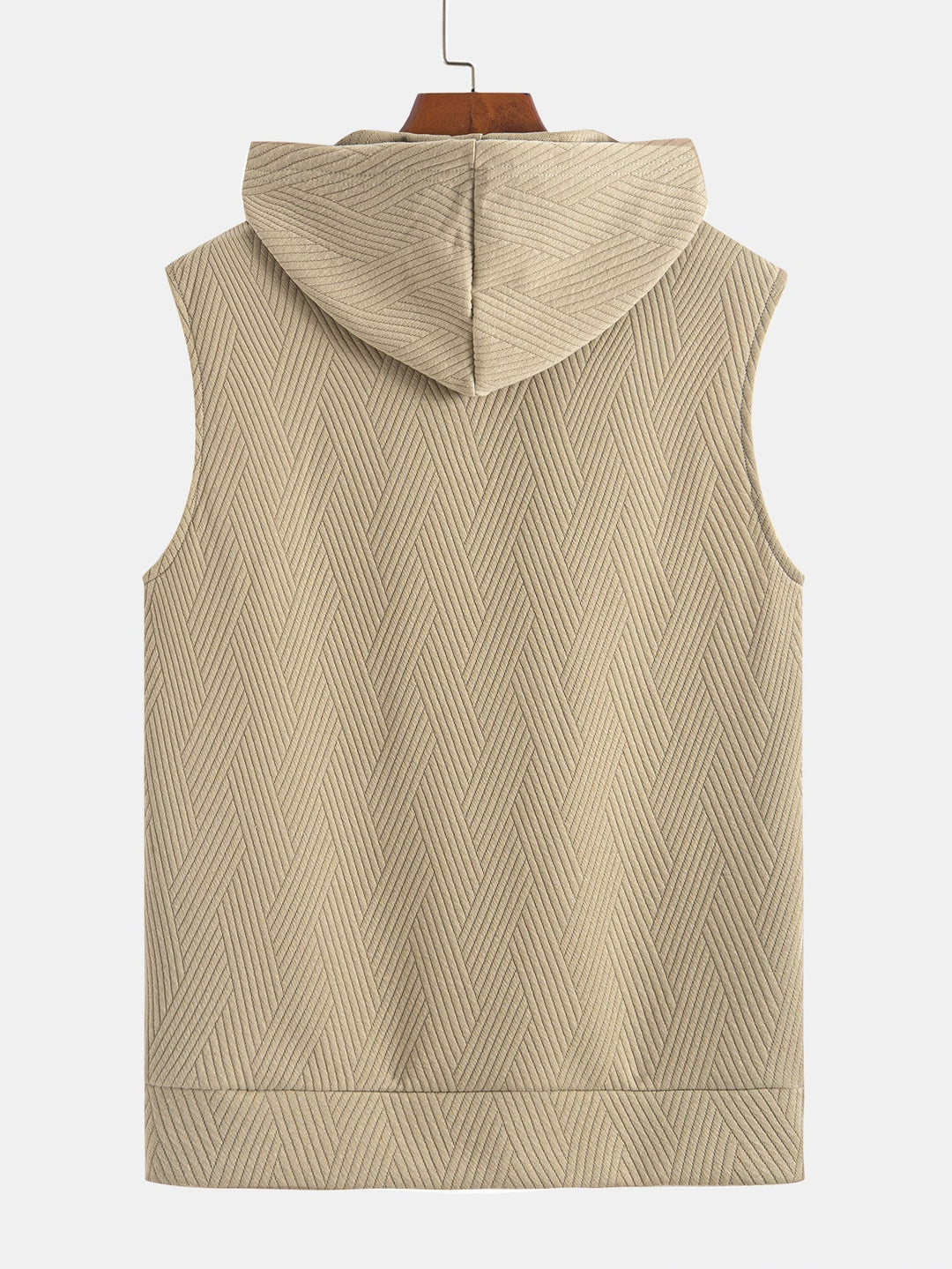 Sweat à capuche sans manches en jacquard rayé <tc>T-Shirt</tc> &amp; Shorts