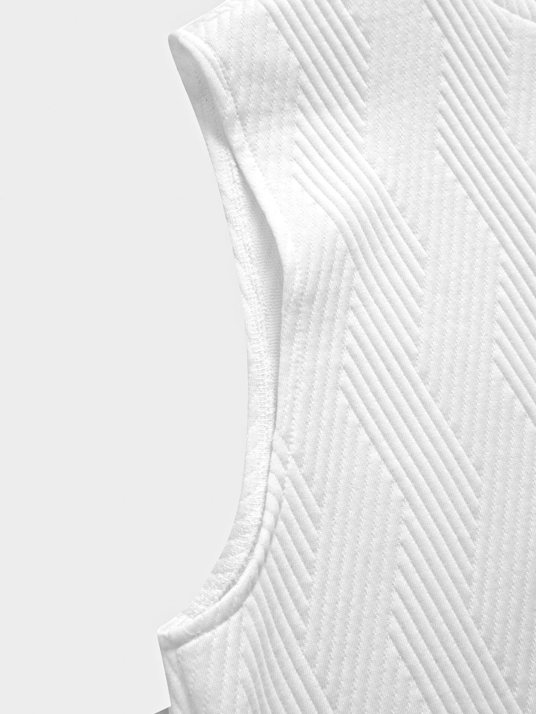 Sweat à capuche sans manches en jacquard rayé <tc>T-Shirt</tc> &amp; Shorts