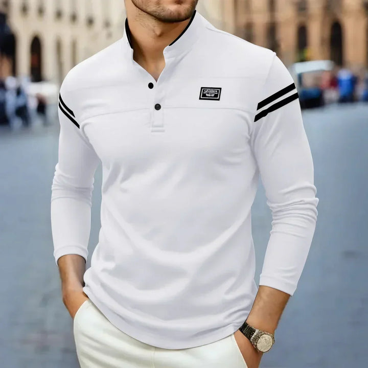 HENRI | T-SHIRT À MANCHES LONGUES MODERNE POUR HOMME