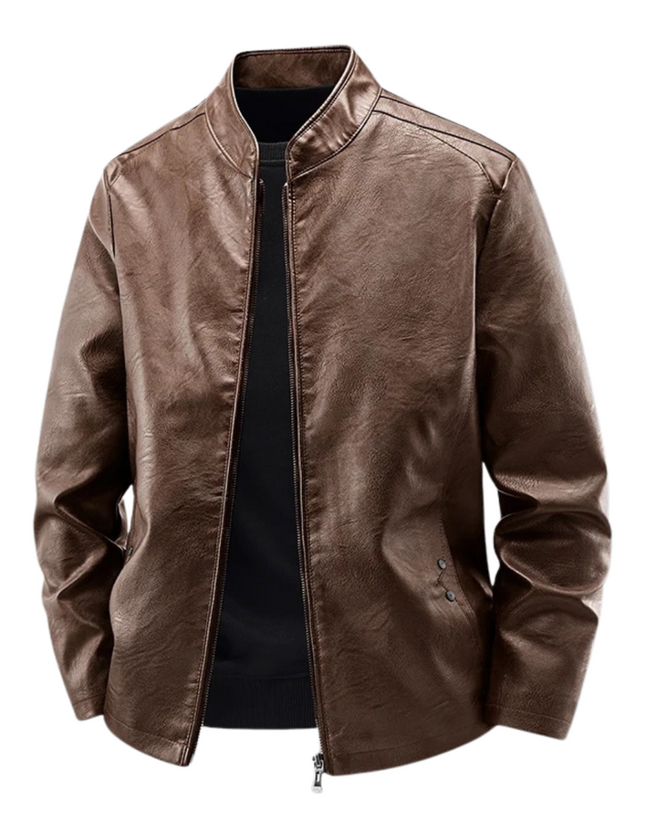 Veste de Motard en Cuir
