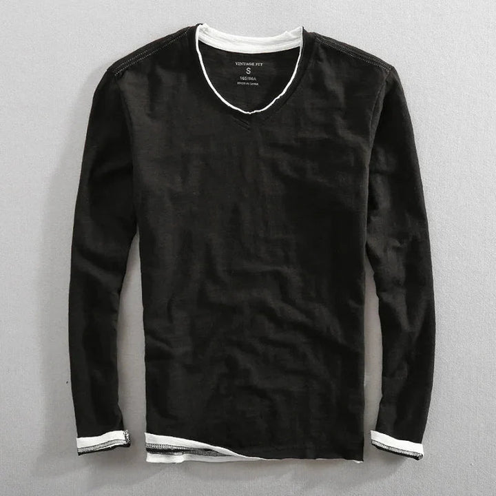 CHARLES™ | CHEMISE À MANCHES LONGUES EN COTON