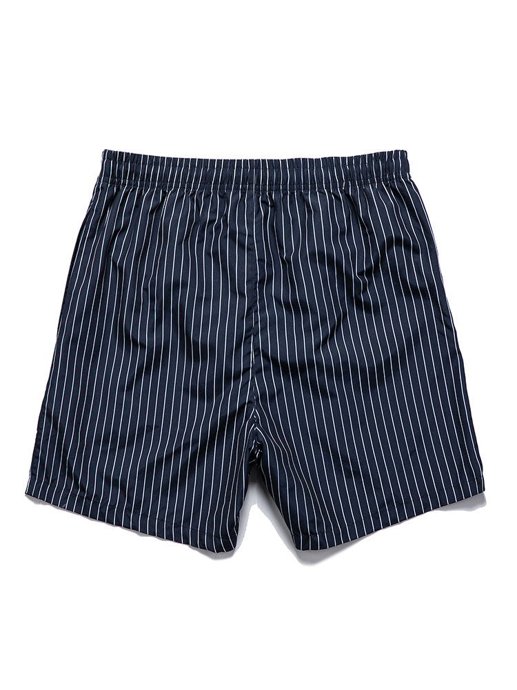 Chemise à boutons imprimée palmiers & Short de bain à rayures