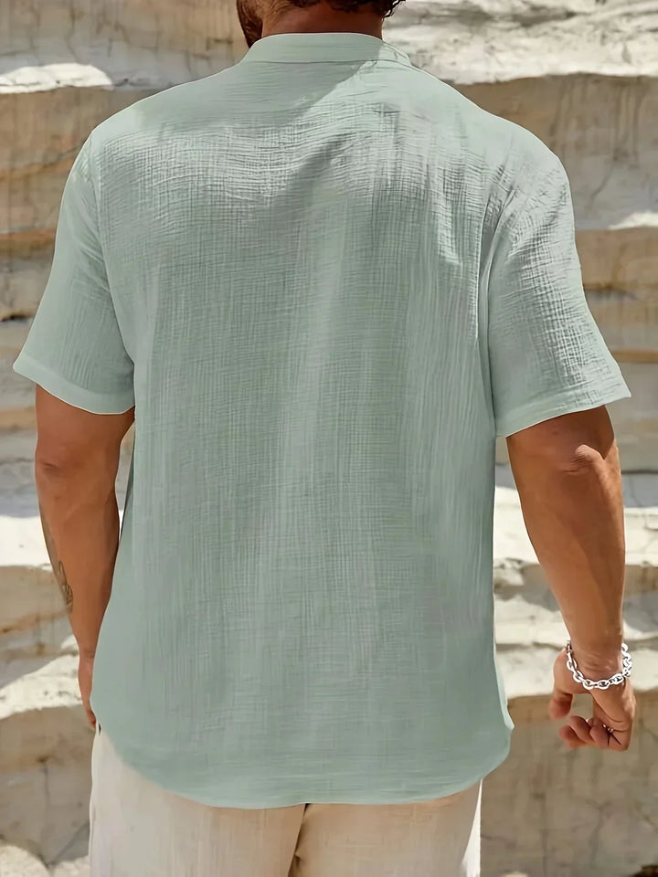 Savrani™ | Chemise d'été élégante à col haut