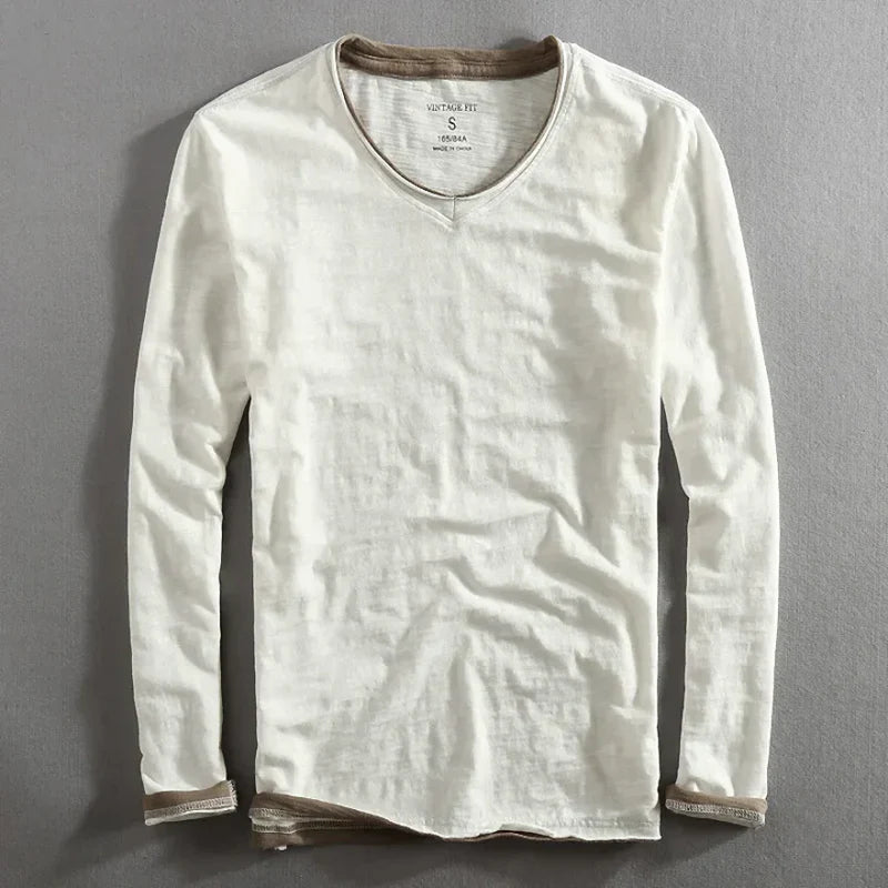 CHARLES™ | CHEMISE À MANCHES LONGUES EN COTON
