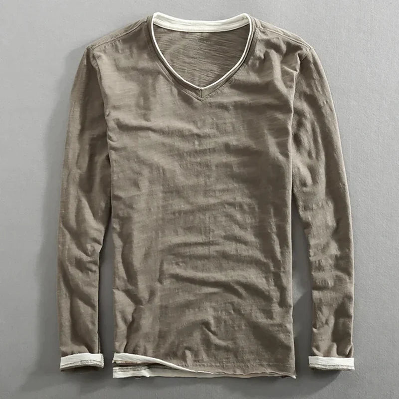 CHARLES™ | CHEMISE À MANCHES LONGUES EN COTON