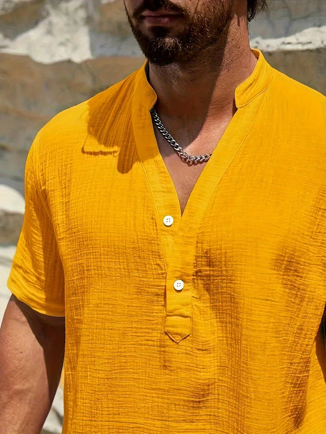 Savrani™ | Chemise d'été élégante à col haut