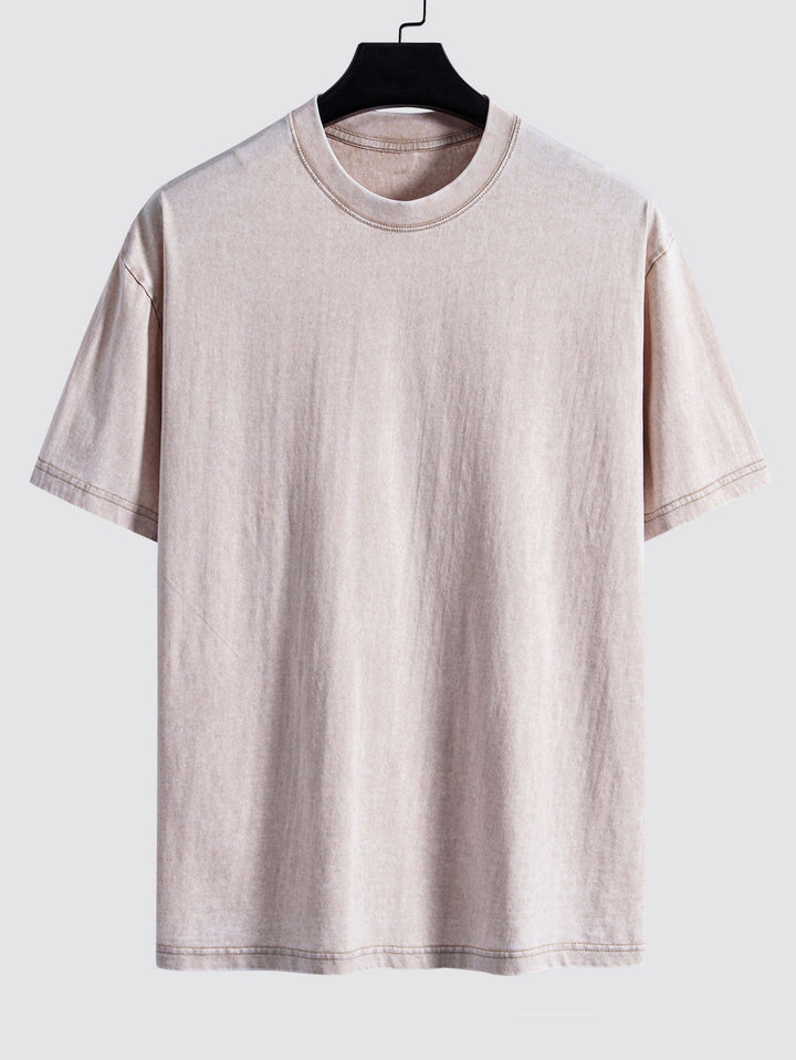 T-shirt surdimensionné de base en détresse lavée
