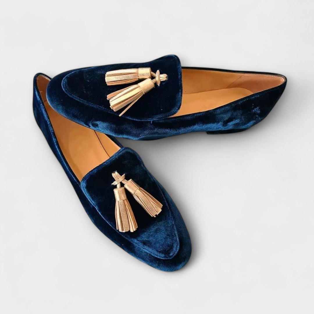 Quinnlyn – Mocassins d'inspiration vintage avec franges