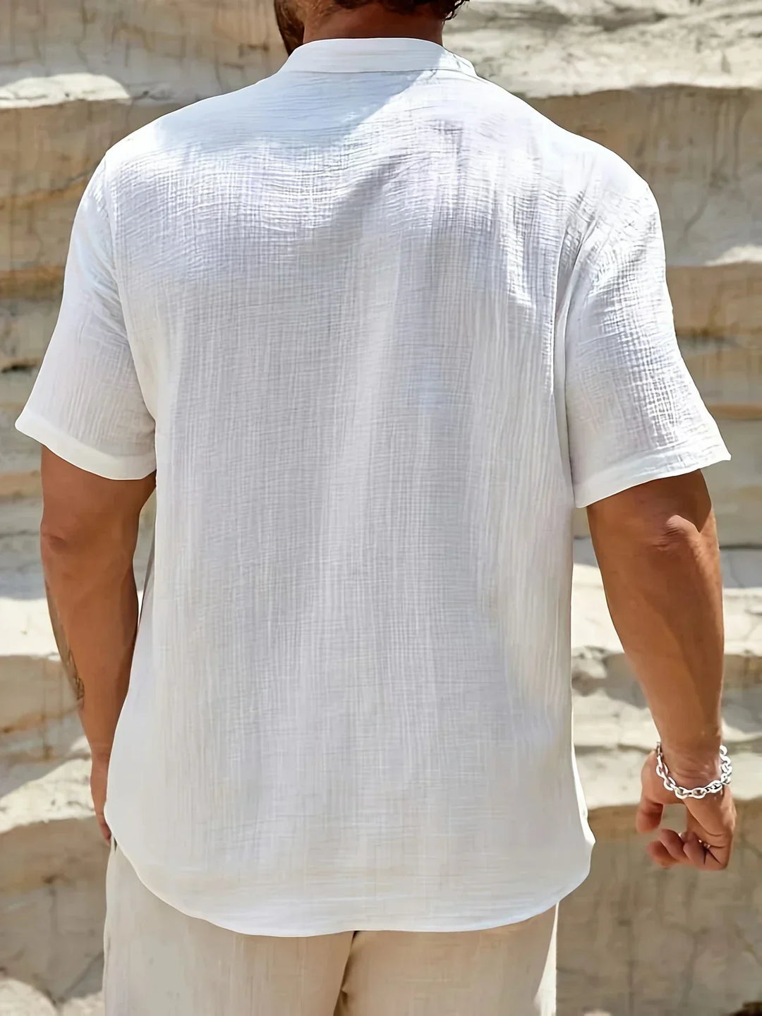 Savrani™ | Chemise d'été élégante à col haut