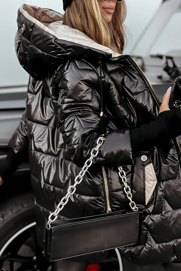 ASTRID – Veste d’hiver élégante avec capuche et doublure