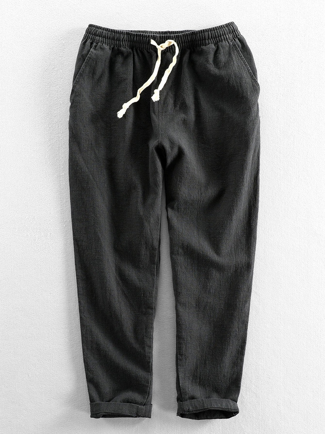 Pantalon recadré en coton