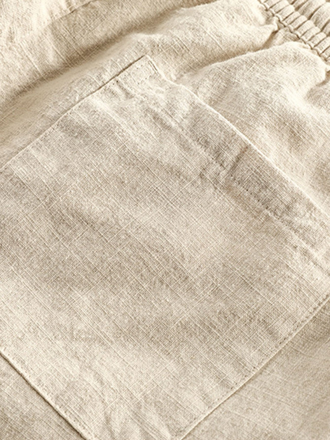 Pantalon recadré en coton